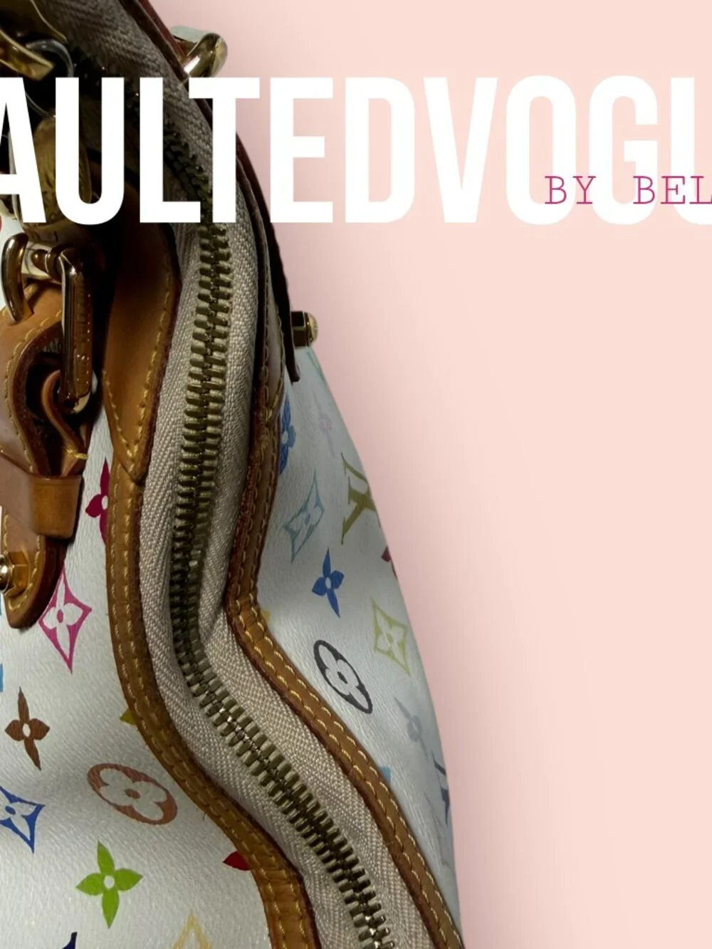 ✨ Louis Vuitton Lodge PM White Multicolore Murakami Hobo Bag ✨ - Picture 13 of 16